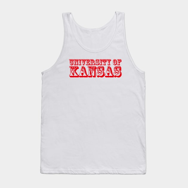 University Of Kansas (Red) Tank Top by EMP